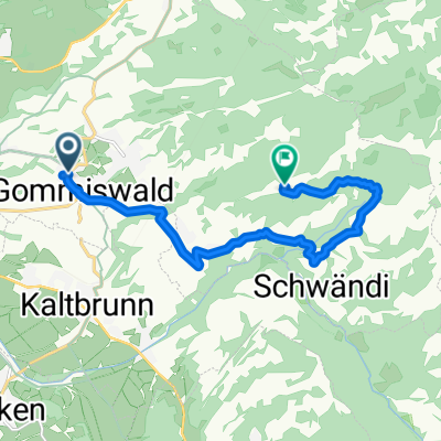 Moderate Route in Gommiswald