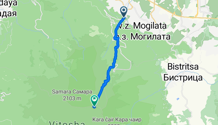 Dragalevci-Cherni vryh-napraqko