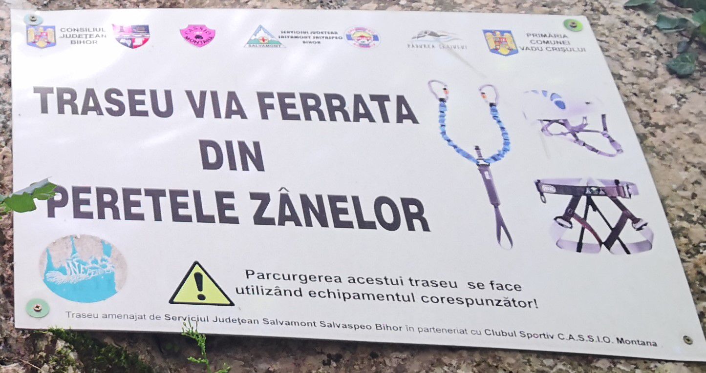 Via Ferrata Peretele Zanelor