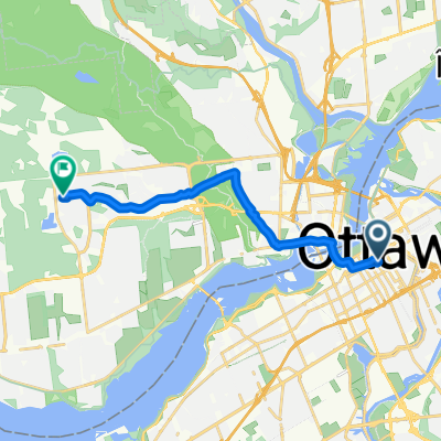 Relaxed route in Gatineau