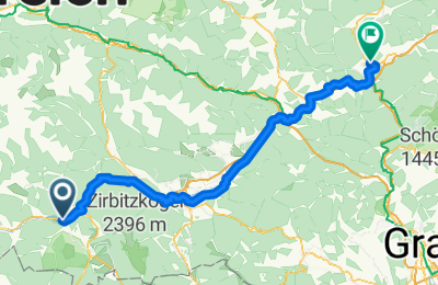Route in der Bikemap App öffnen