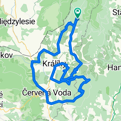 Horní Morava-Čer.Voda-Králíky-Kopeček-Horní Morava
