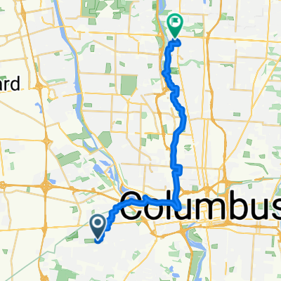 Moderate route in Columbus