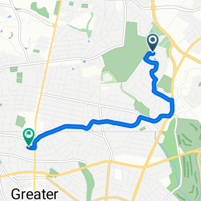 short moderate hilly ride