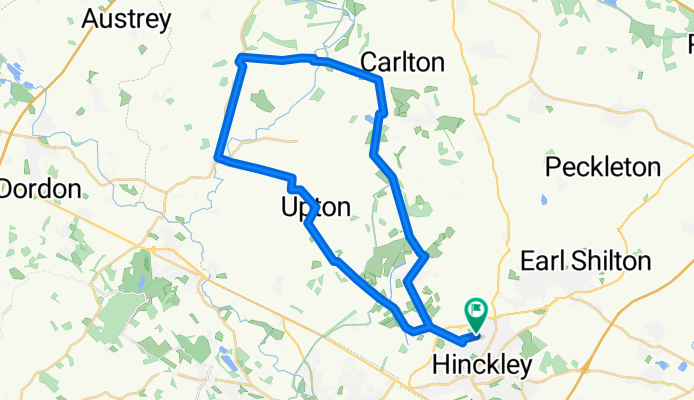 Hinckley to Twycoss shorter
