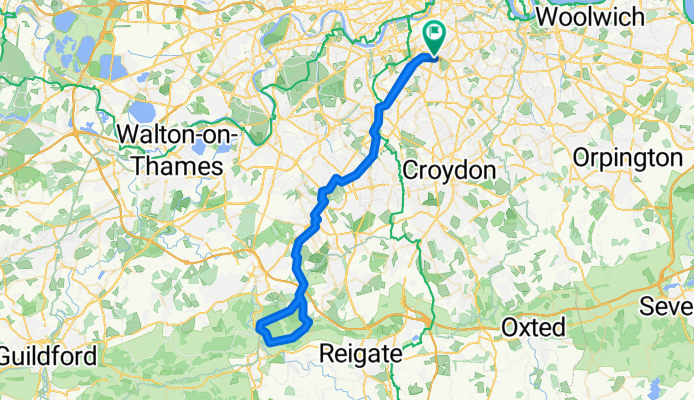 Brixton Hill to Box Hill