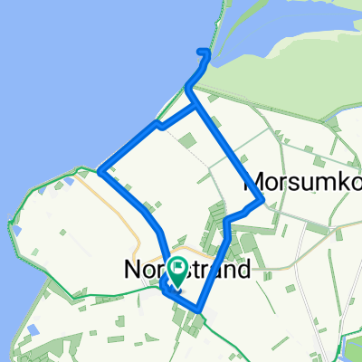 Langsame Fahrt in Nordstrand