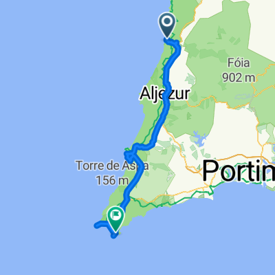 Praia de Odeceixe to Sagres