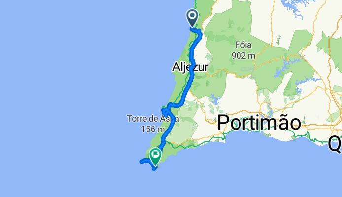 Praia de Odeceixe to Sagres