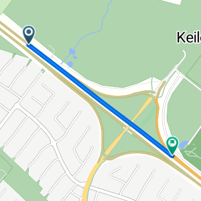 High-speed route in Keilor North
