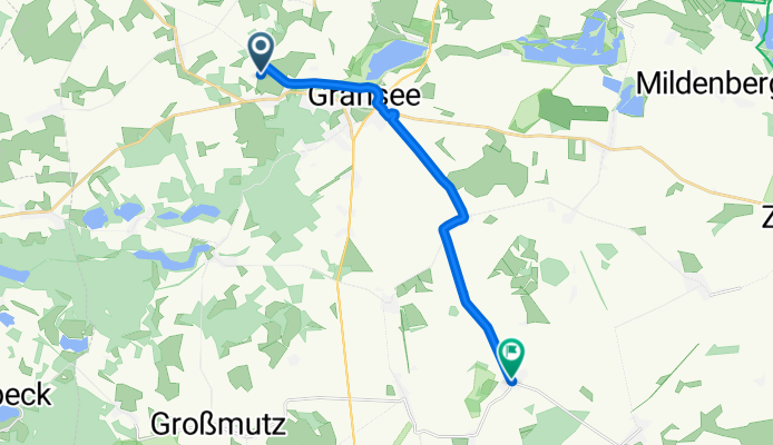 Einfache Fahrt in Löwenberger Land