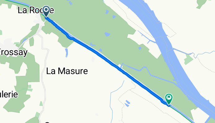 Langsame Fahrt in Le Pellerin