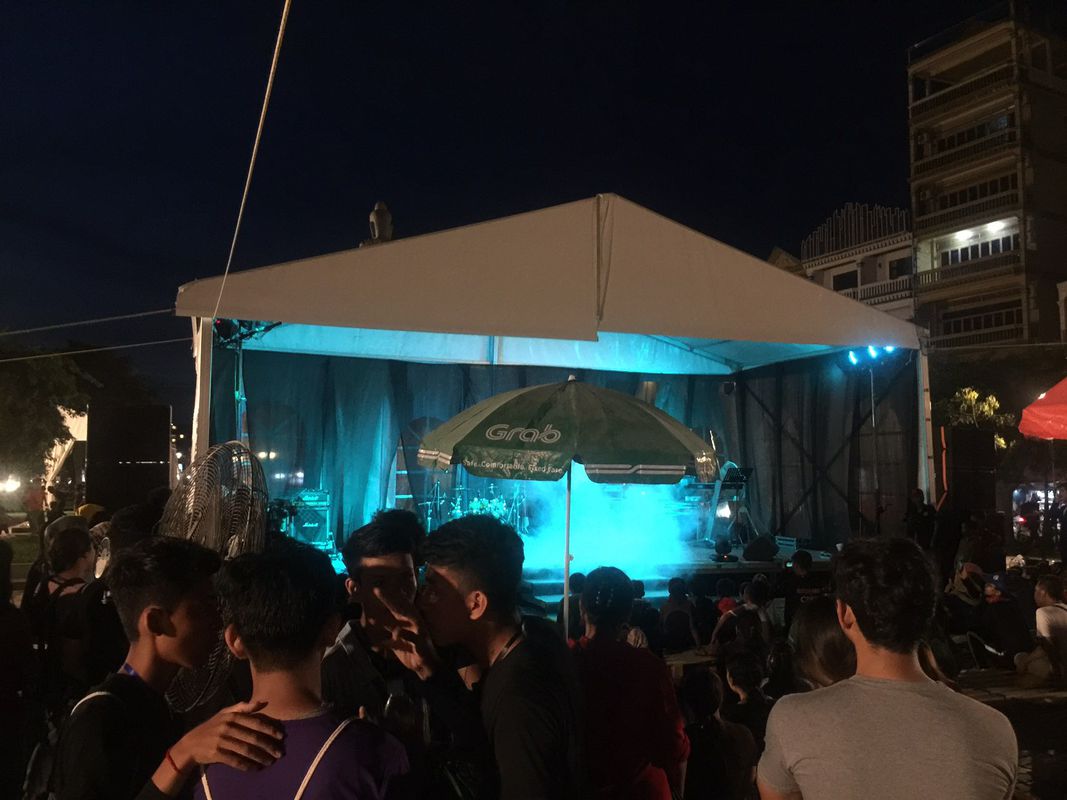 Snail-like route in Phnom Penh