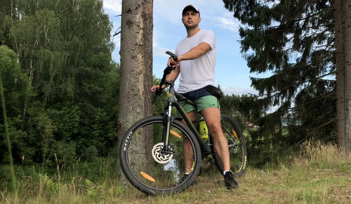 Foto 2 der Bikemap-Route "вербилки/дачная&gt;кантри-ресорт&gt;р.Дубна&gt;дачная"