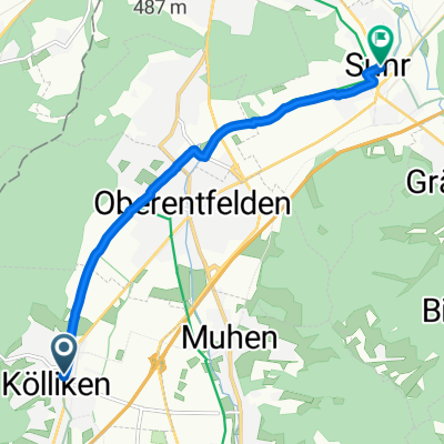 Langsame Fahrt in Suhr