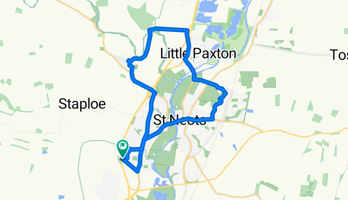 Relaxed route in St Neots