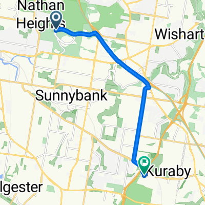 Snail-like route in Kuraby