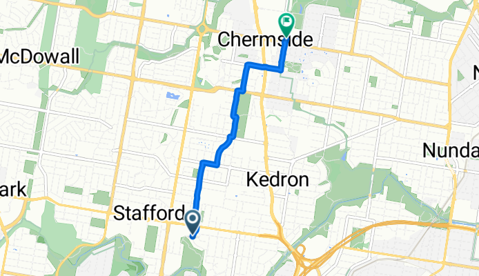 Relaxed route in Chermside