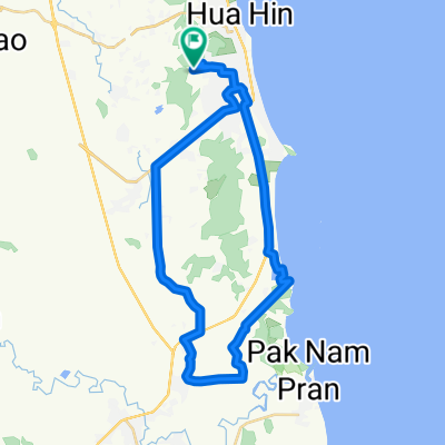 Moderate route in Hua Hin