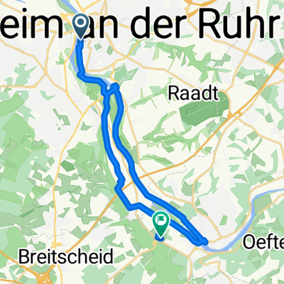 Mülheim/Ruhr, Schloss Hugenpoet, Kettwig durch die Rheinauen