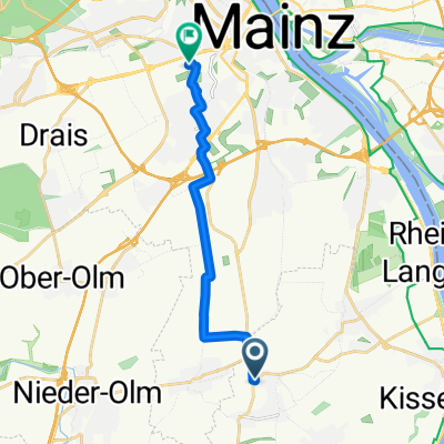 Gemütliche Route in Mainz