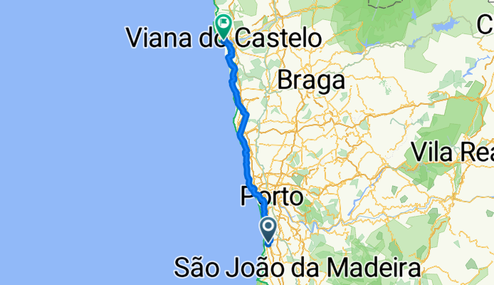 Espinho - Viana do Castelo 103km