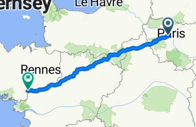Route in der Bikemap App öffnen