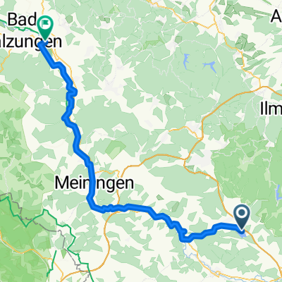 Relaxed route in Barchfeld-Immelborn