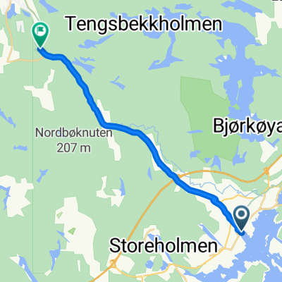Slow ride in Birkeland