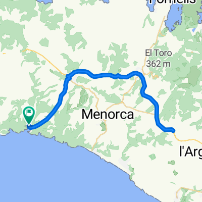 Menorca Centro (Cala Galdana a Alaior)