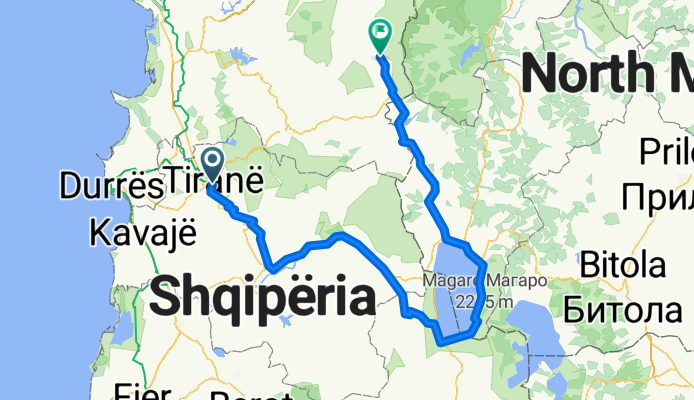 tirana - peshkopi