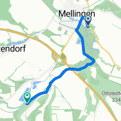Teilstrecke Heimfahrt Jena