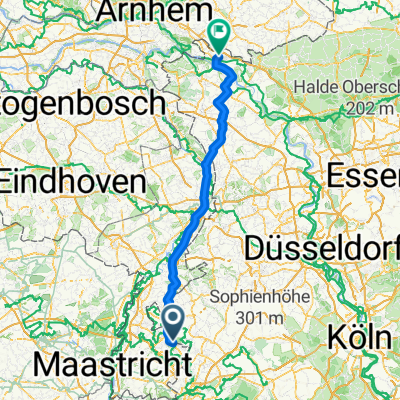 Emmerich - Brunssum alternatief