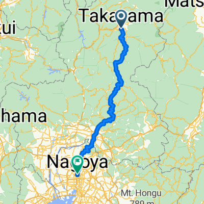 高山市 往 名古屋城