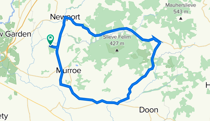 Snail-like route in Lower Annagh