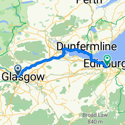 Glasgow To edinburgh via Forth Bridge