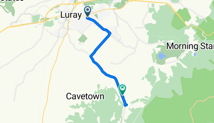 Moderate route in Luray