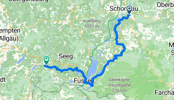 Peiting - Füssen - Nesselwang