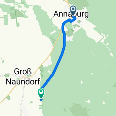 Einfache Fahrt in Annaburg