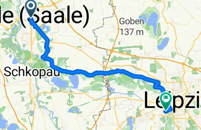 Route in der Bikemap App öffnen
