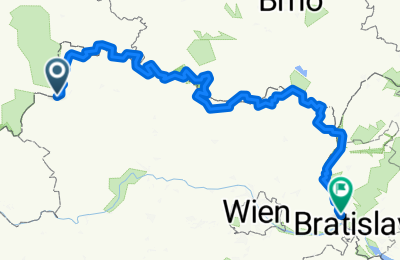 Route in der Bikemap App öffnen