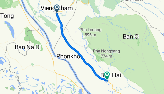 Vieng Kham to GH near Hinboun