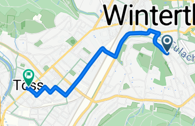 Route in der Bikemap App öffnen