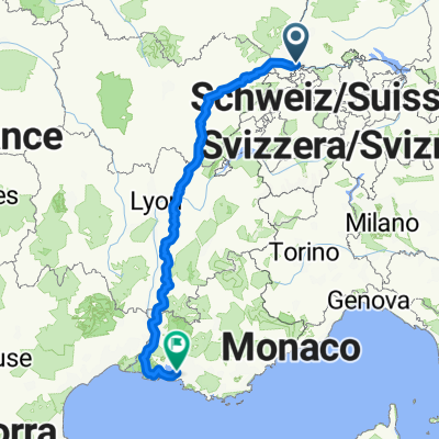 Mulhouse Airport to Marseille airport