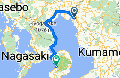 Route in der Bikemap App öffnen