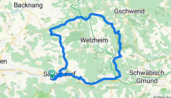 Weiler-Rudersberg-Ebnisee-Lorch-Weiler