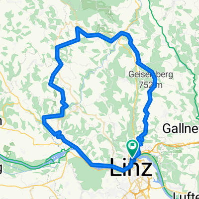 Hügelige Mühlviertelrunde Linz - Oberneukirchen - Waxenberg - Linz