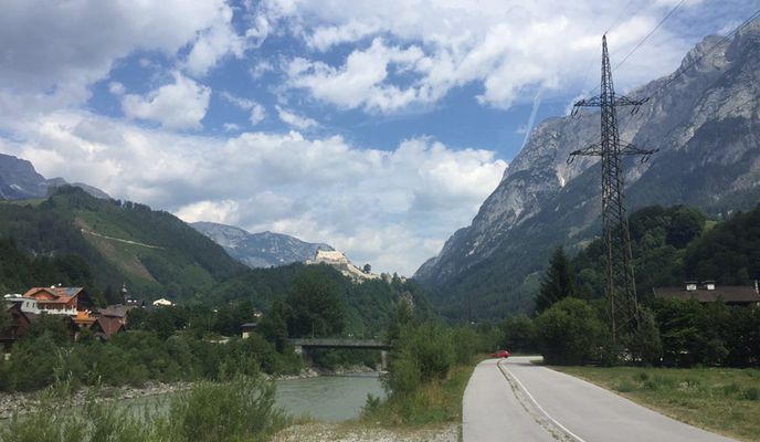 Photo 1 of the Bikemap route "Moderate Route in Werfen"