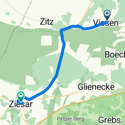 Snail-like route in Ziesar
