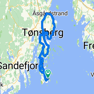 Hvasser-Tønsberg-husvik-åsgårdstrand-tønsberg-torød-hvasser